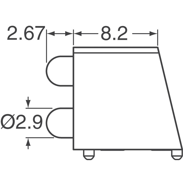 WP7104ALUP/2GD-0L Kingbright  LED - Circuit imprimé Indicateurs Réseaux Barres lumineuses Graphiques à barres